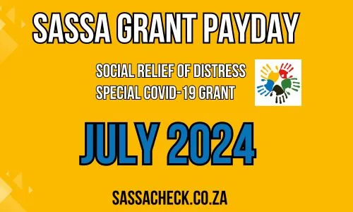 SRD payday for July 2024